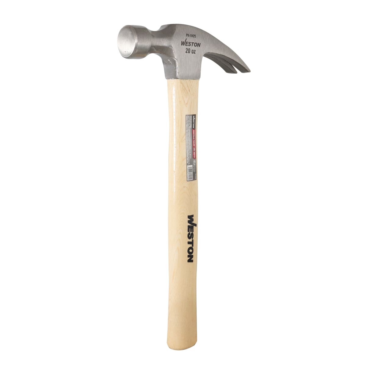MARTILLO PULIDO UÑA RECTA 20 OZ MANGO 13" DE MADERA