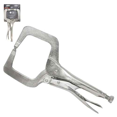 PINZA DE PRESION TIPO C C/MORDAZA FIJA 11'' (11R) (CAJA C/6 PZAS - PRECIO X PIEZA)