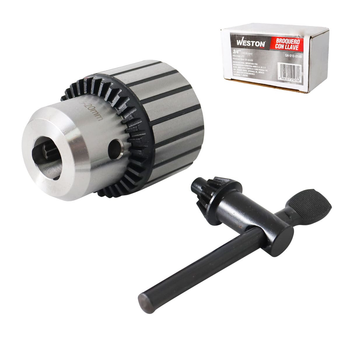 BROQUERO CON LLAVE 3/4" MONTAJE JT3