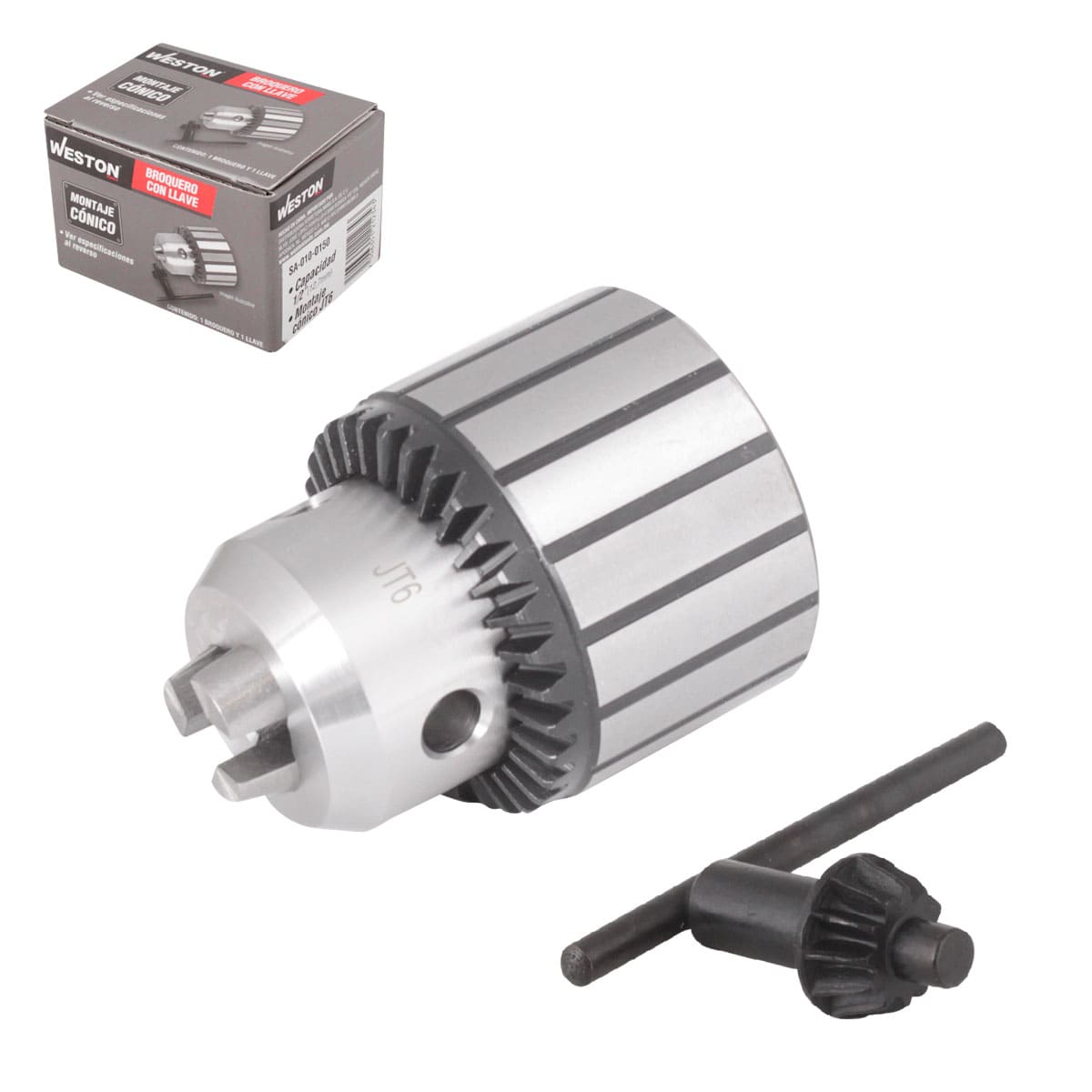 BROQUERO CON LLAVE 1/2" MONTAJE JT6