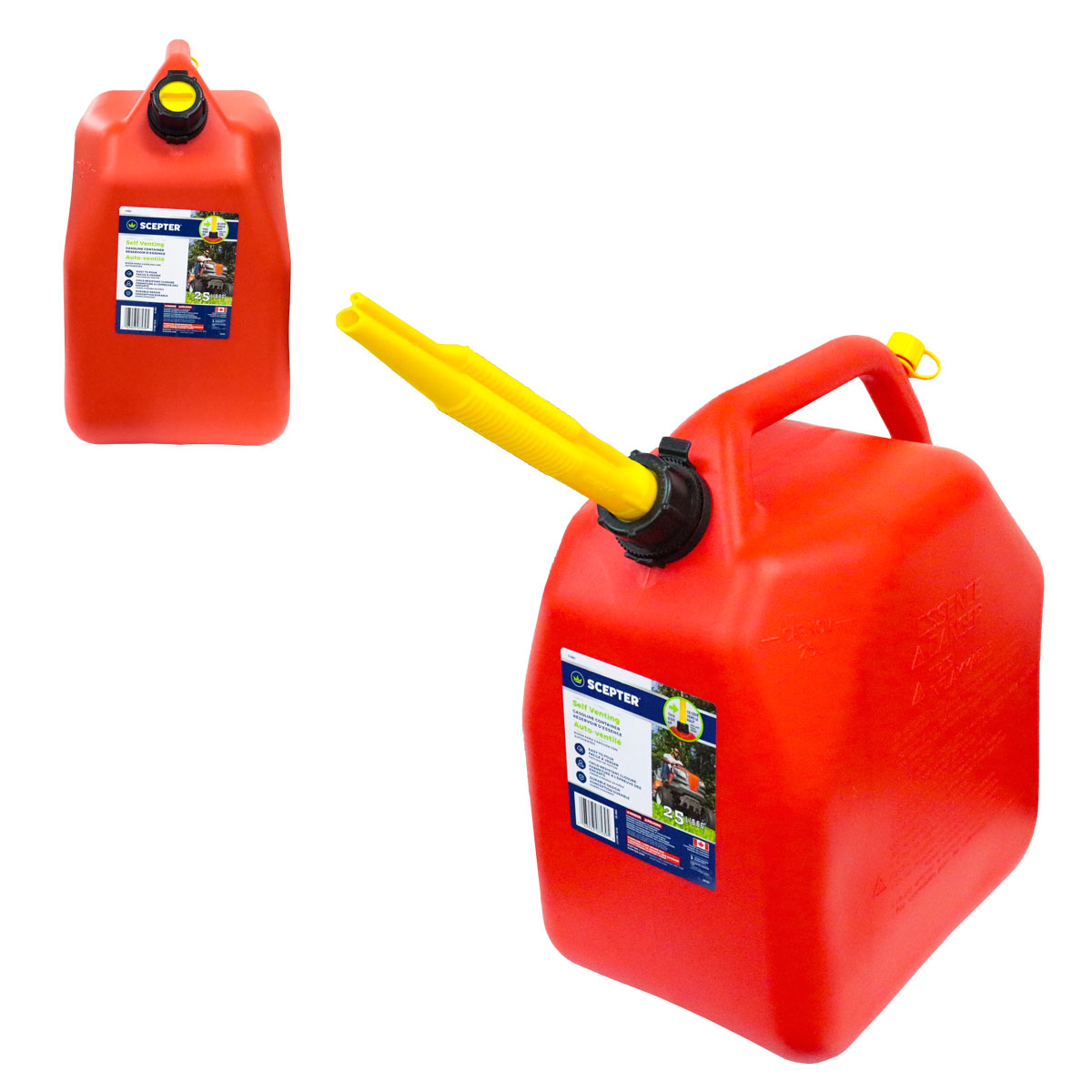 TANQUE DE GASOLINA 6.6GL / 25L SCEPTER