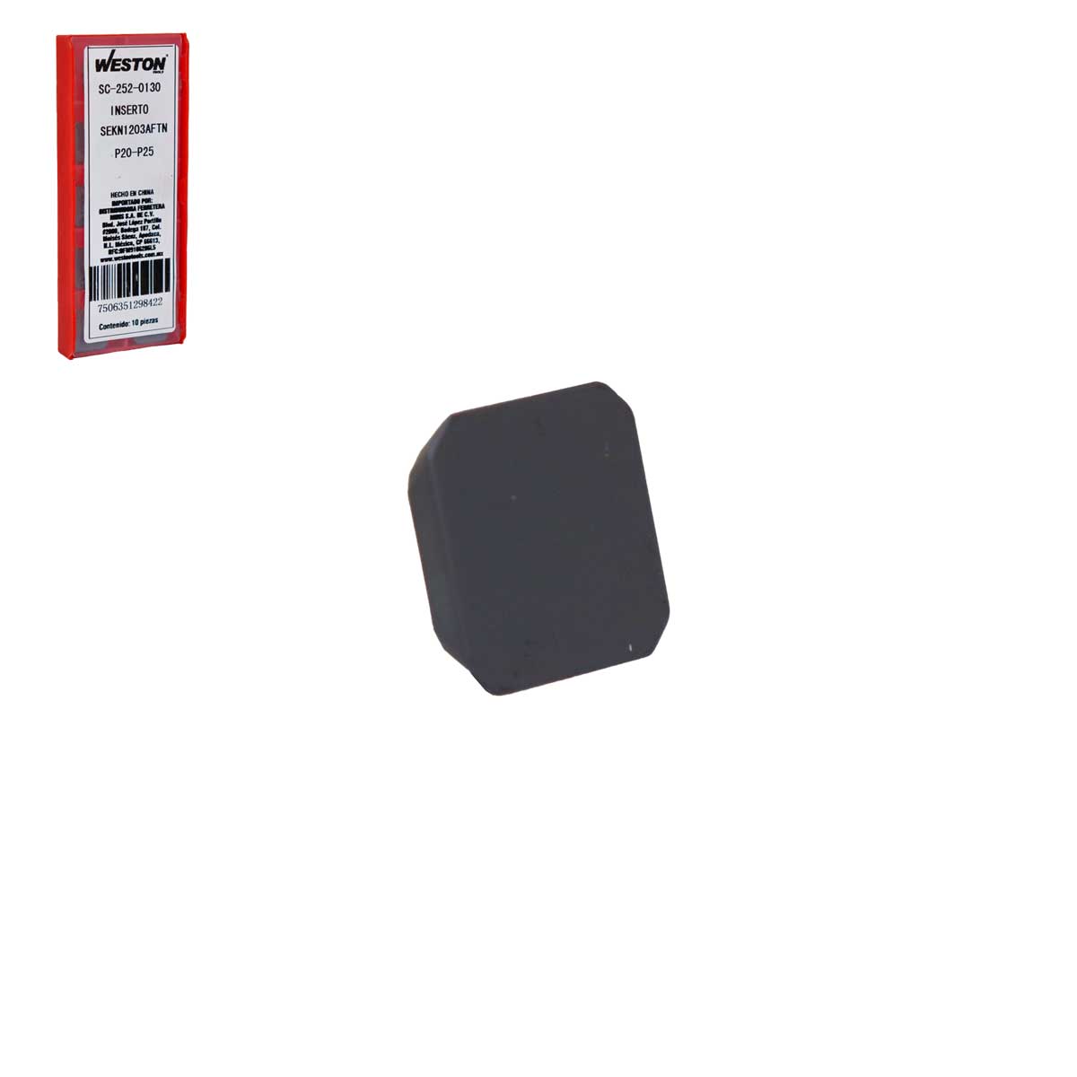 INSERTO SEKN42AFTN P20 (Precio x pieza - Empaque c/10 pzas)
