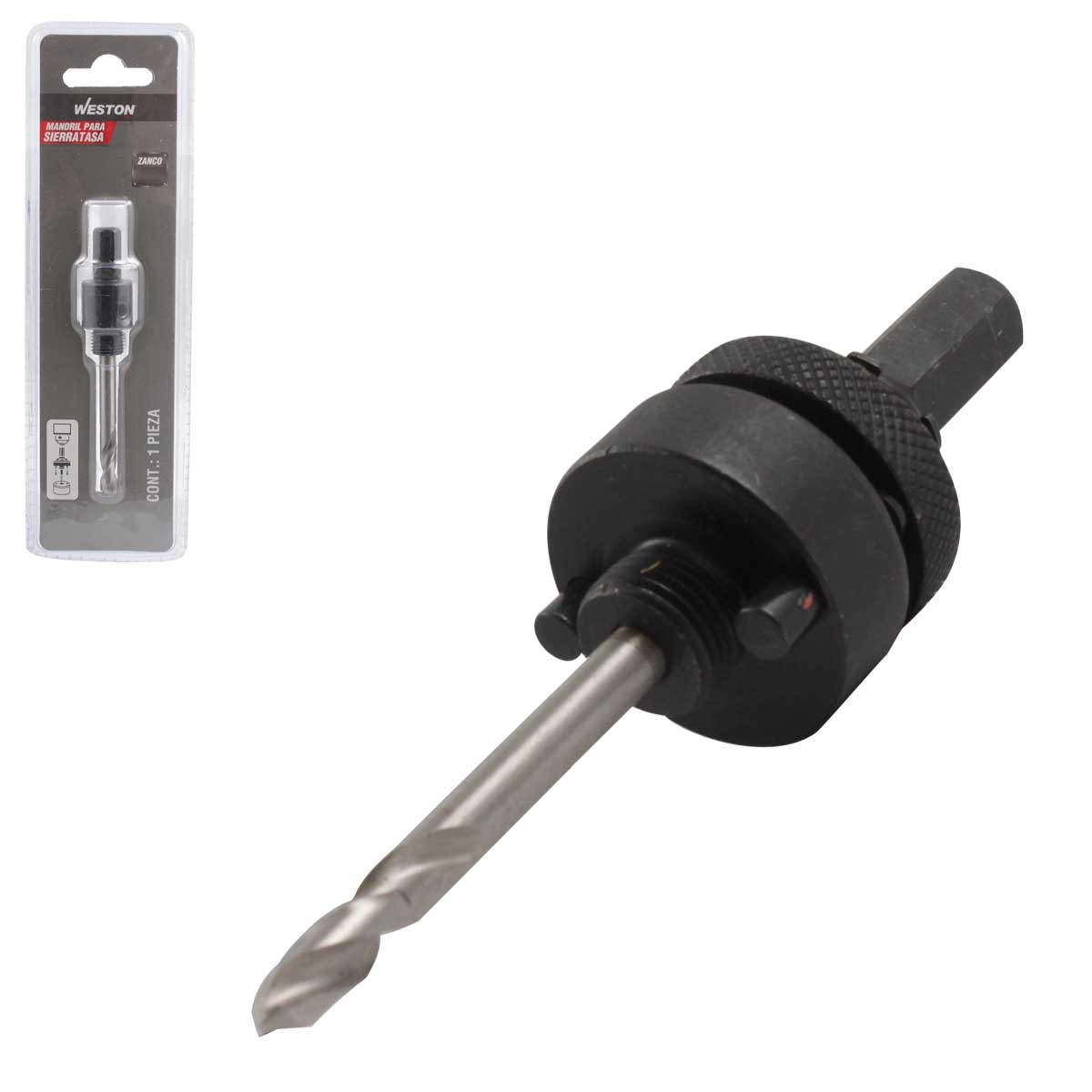 MANDRIL P/SIERRATASA ZANCO 3/8" RANGO 9/16" A 1-3/16"