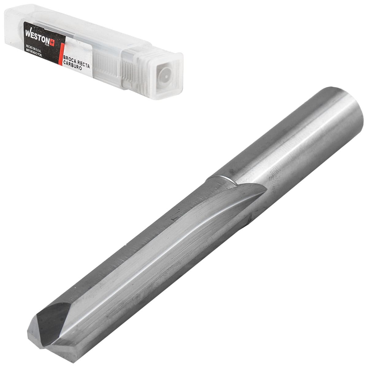 BROCA FLAUTA RECTA CARBURO 8.0MM ZANCO RECTO