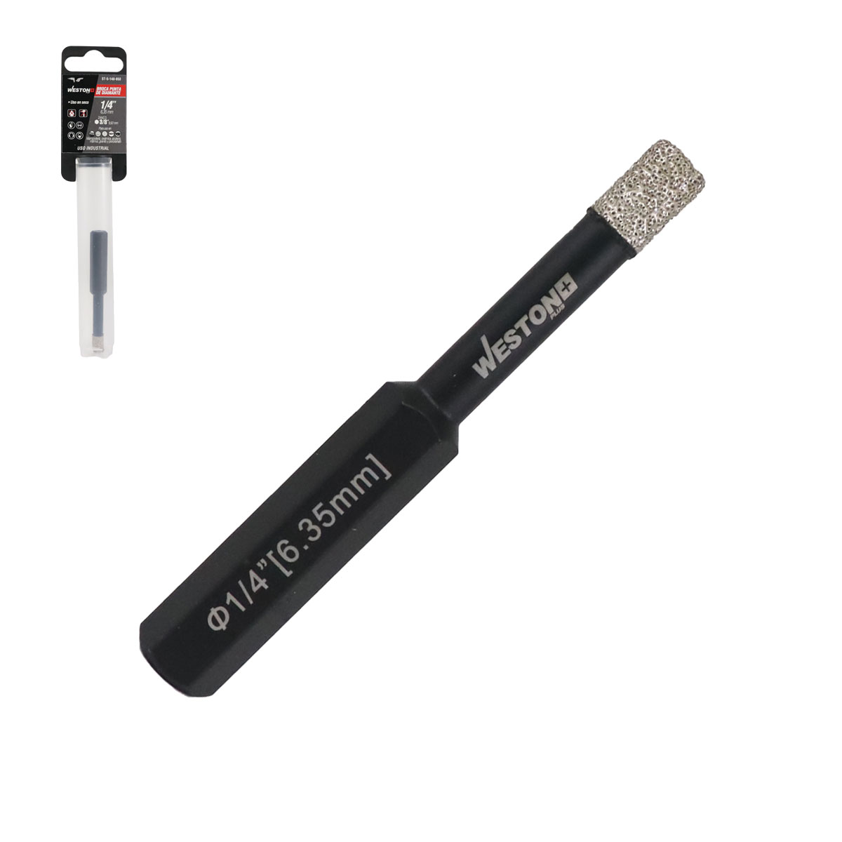 BROCA WP DIAMANTE 1/4"