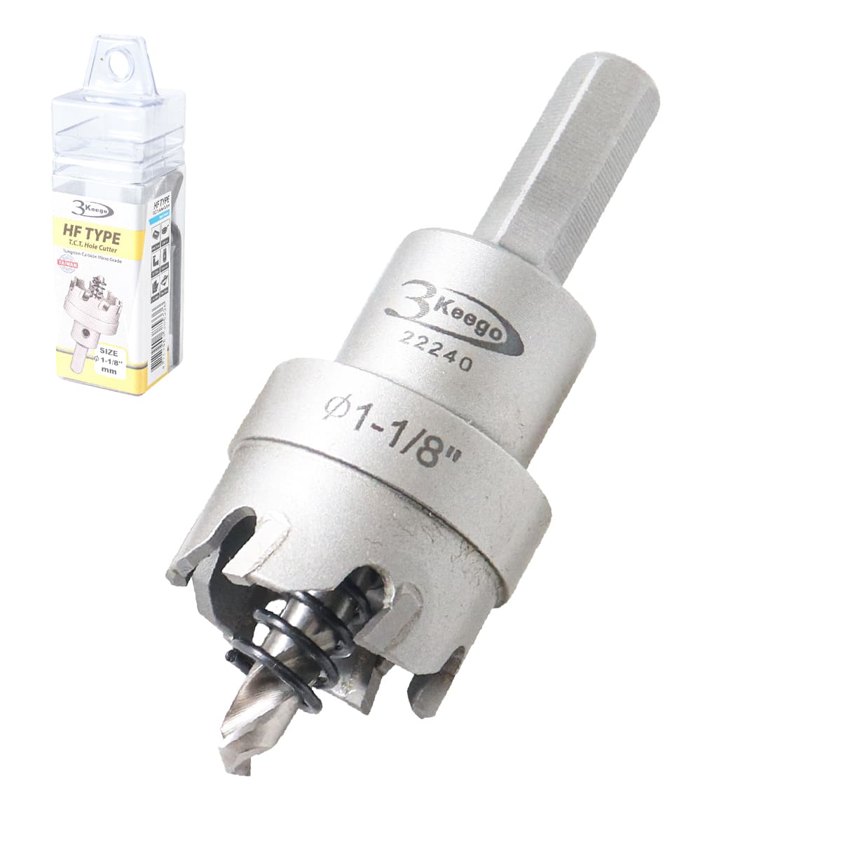 CORTADOR ANULAR TCT TIPO HF 1-1/8" ZANCO 3/8"