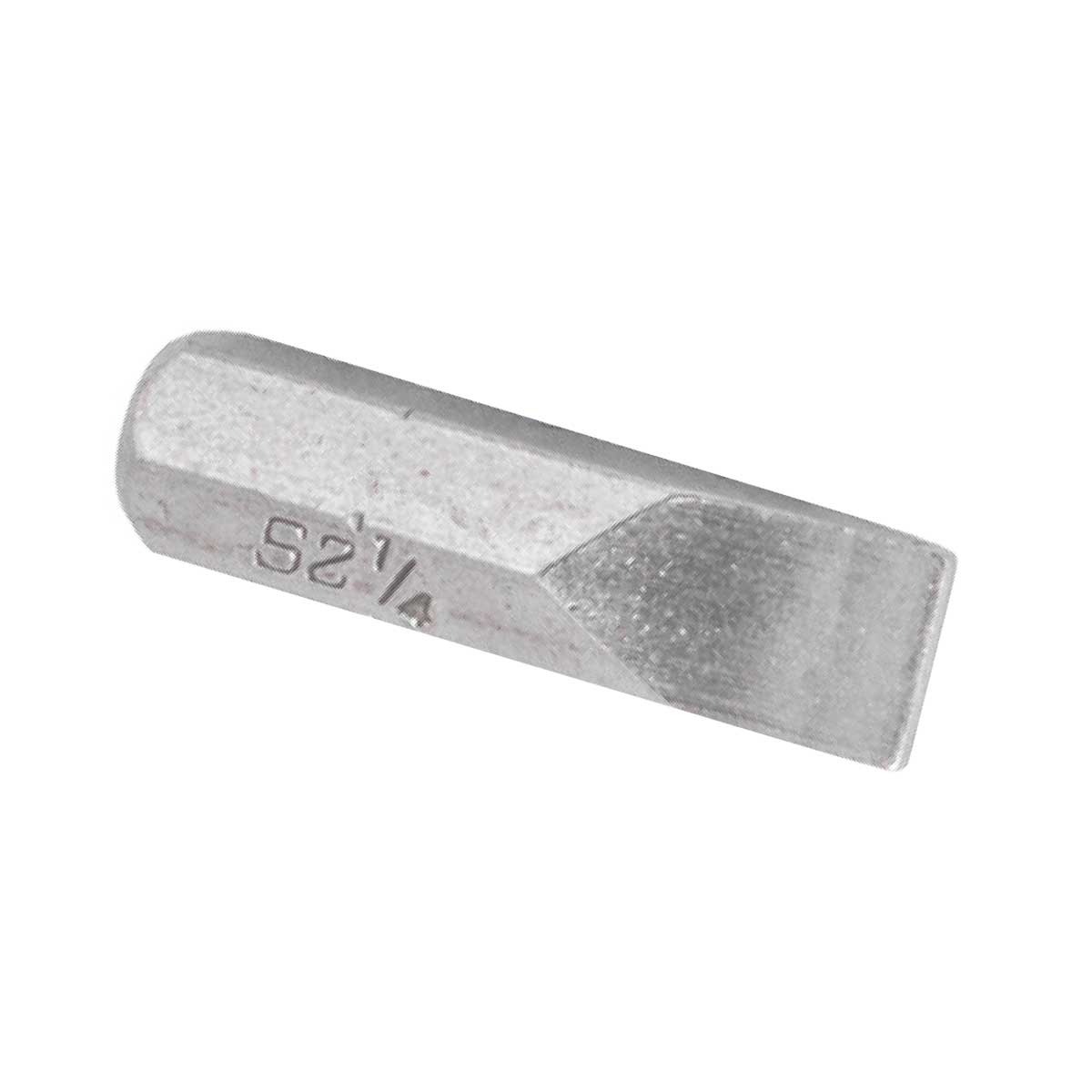 PUNTA PLANA P/DES.1/4 X 2" (PRECIO POR PIEZA, EMPAQUE CJA C/20 PZS)