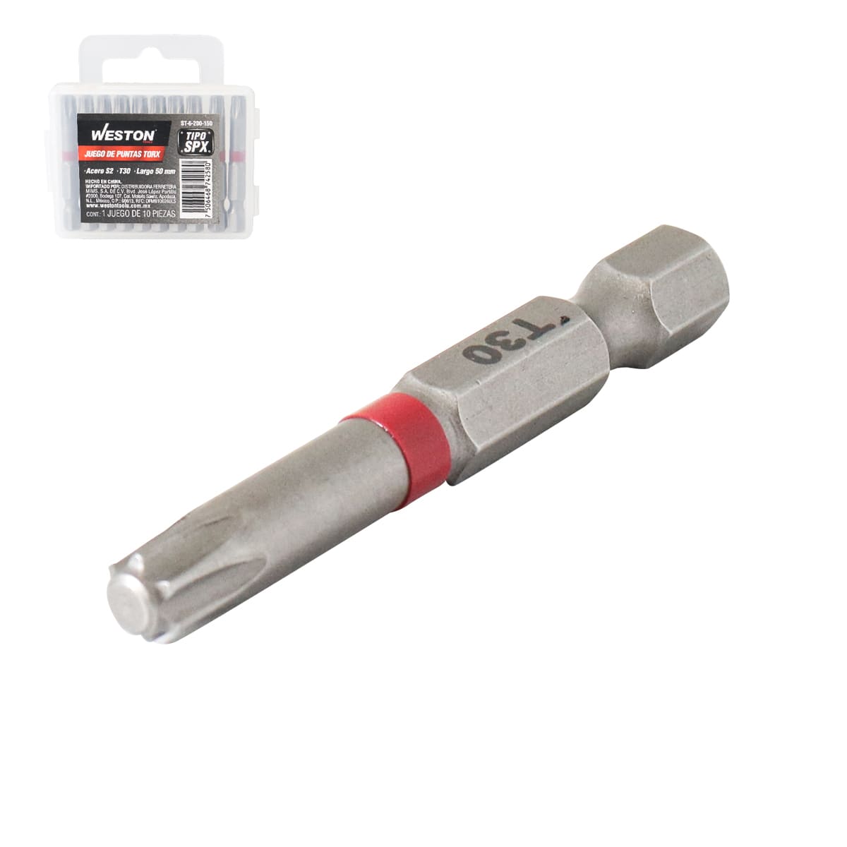 JGO. DE PUNTAS TORX T30-50MM