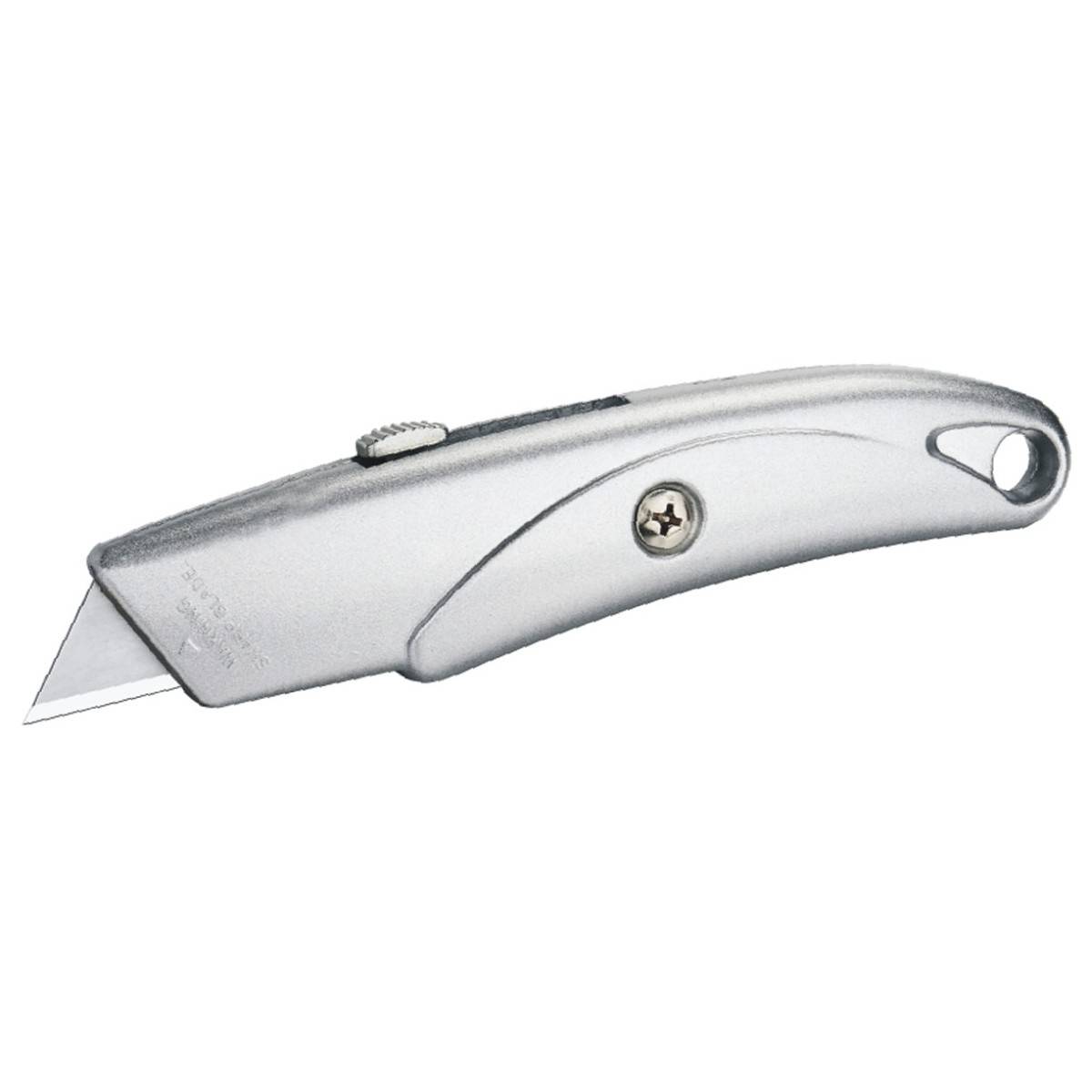 NAVAJA DE ALUMINIO CUCHILLA 19MM (Precio x Pieza - Emp. c/12 piezas)
