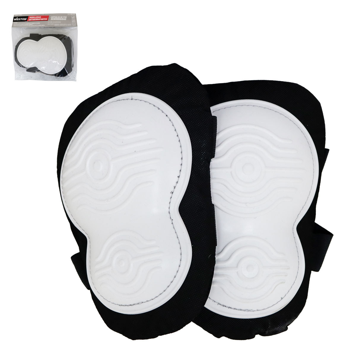 RODILLERAS ANTIDERRAPANTES CAPSULA DE PVC SEMIRRIGIDAS