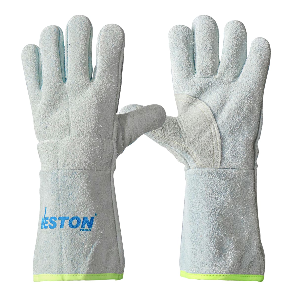 GUANTE SOLDADOR GRIS C/ REF. PERICO (Precio x par - Empaque c/25 pares)
