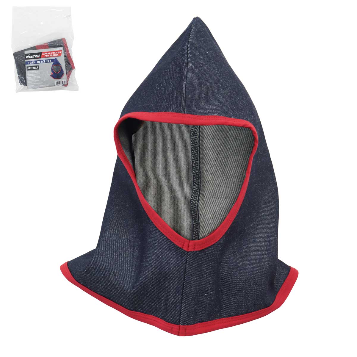 CAPUCHA PARA SOLDADOR DE MEZCLILLA UNITALLA