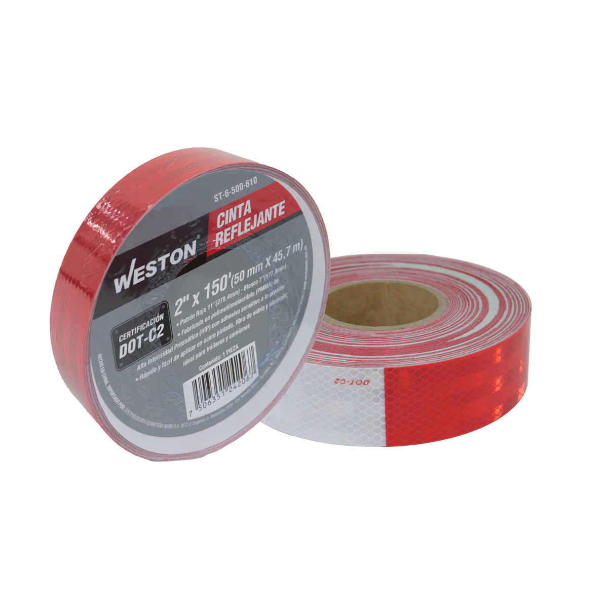 CINTA REFLEJANTE 2" X 50YD (45.7M)