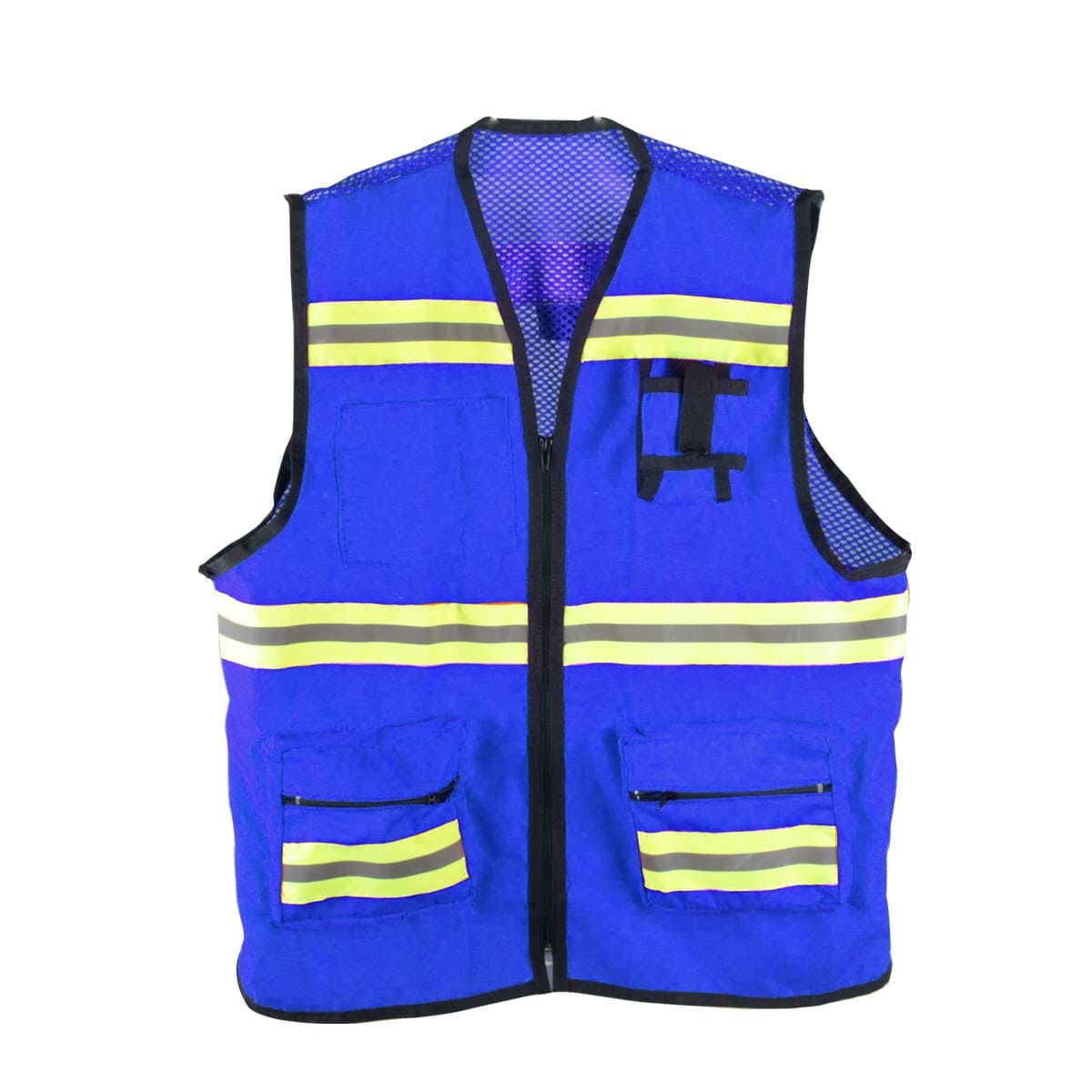 CHALECO TIPO GEOLOGO C/JERSY Y REF TEX BICOLOR AZUL REY XL