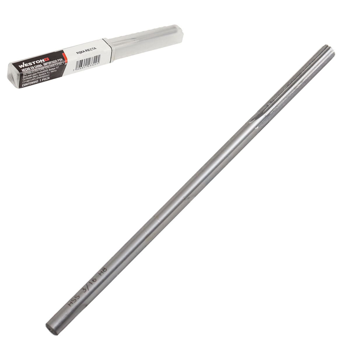 RIMA RECTA DE MAQUINA 43/64" H8