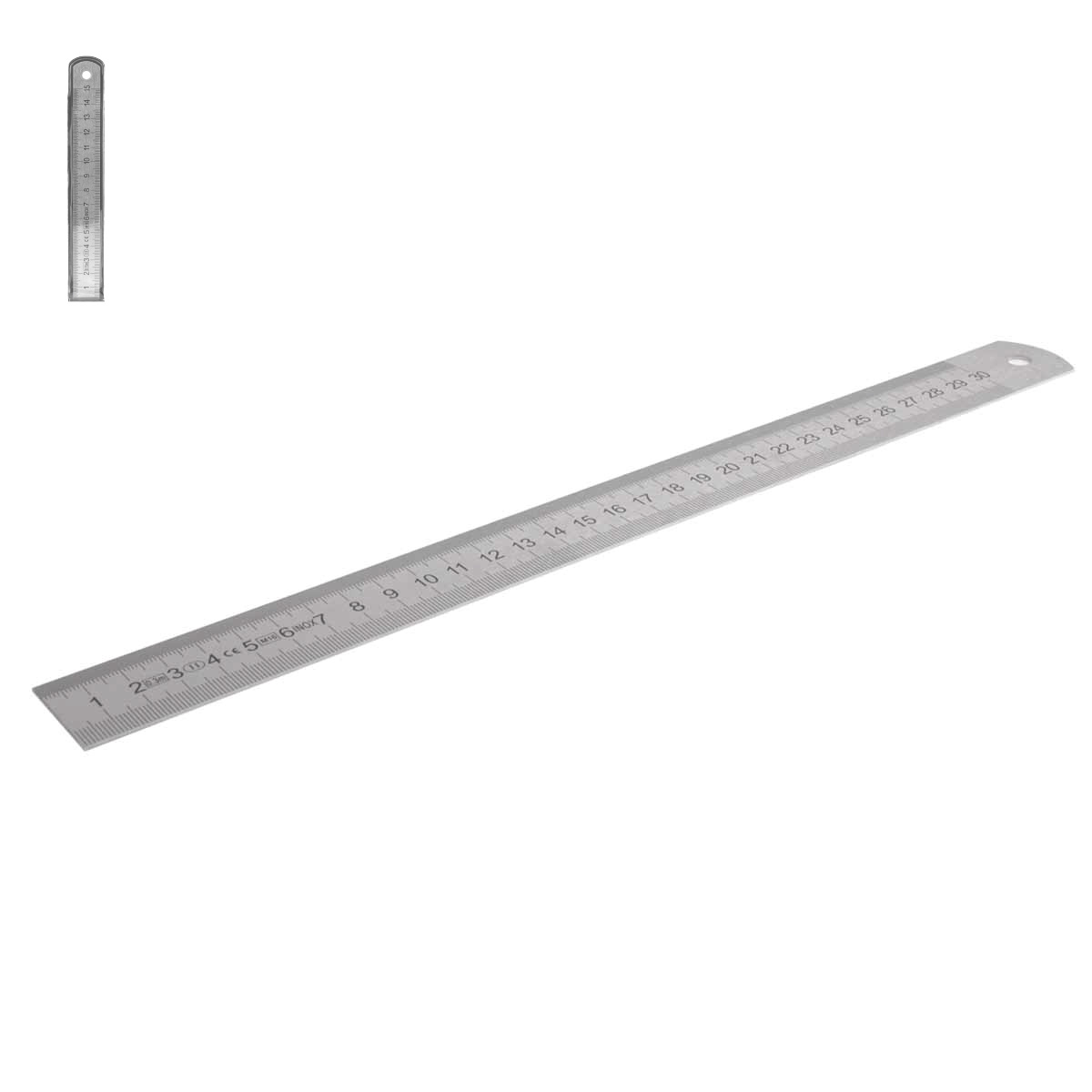 REGLA DE ACERO SEMI RIGIDA 20"