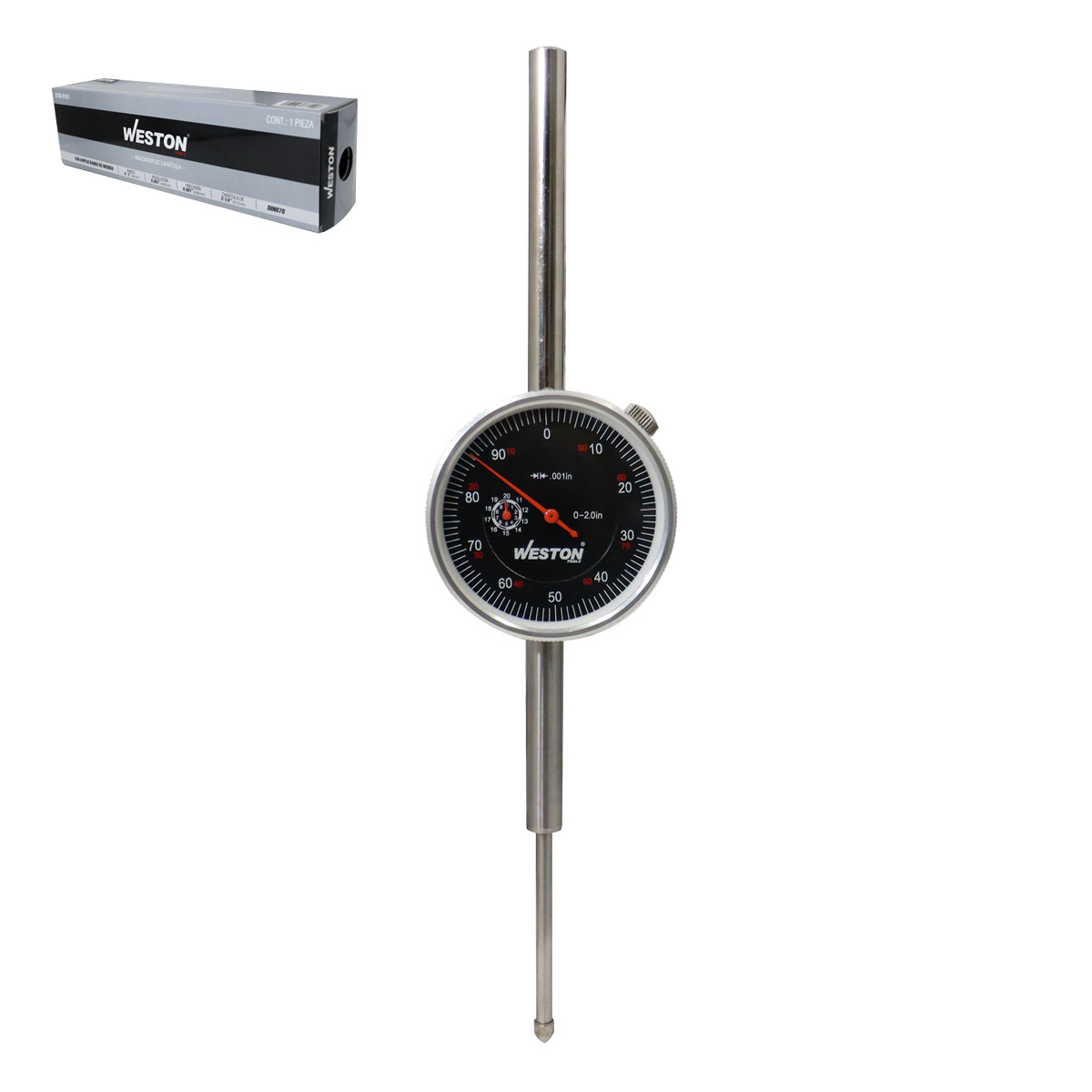 INDICADOR D/CARATULA 0 - 2" X 0.001"