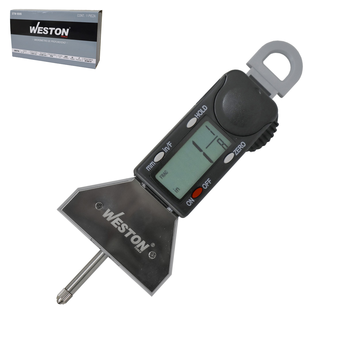 MICROMETRO DE PROFUNDIDAD DIGITAL 6"