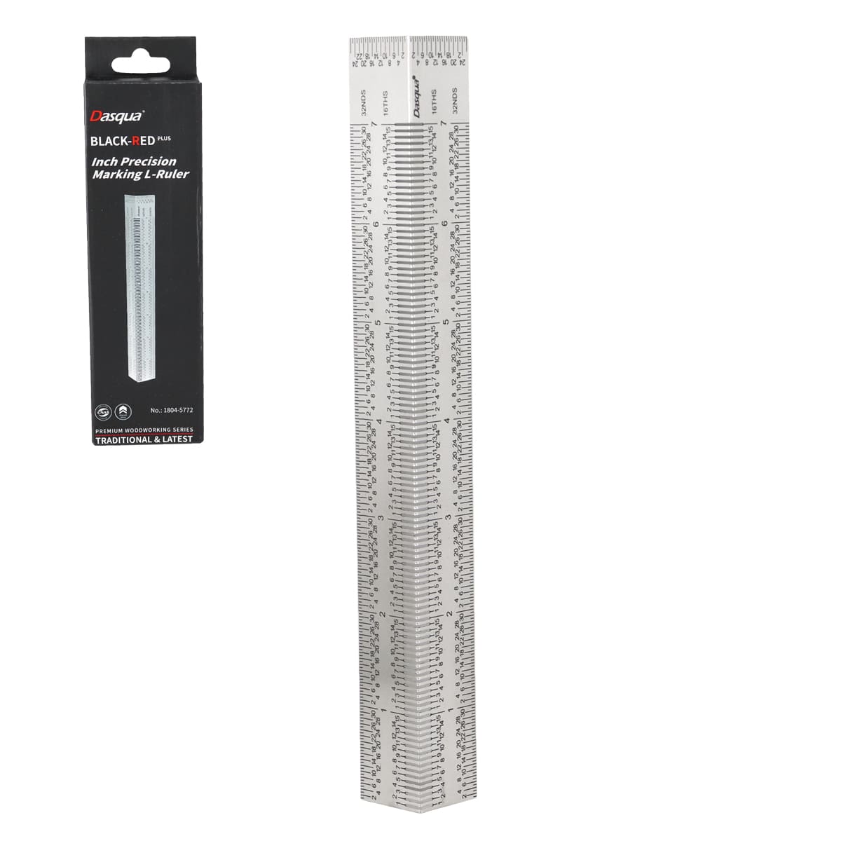 REGLA DE PRECISION DE MARCADO DE ANGULOS DE AC. INOX. 7" CON 1 LAPICERO Y PUNTILLAS