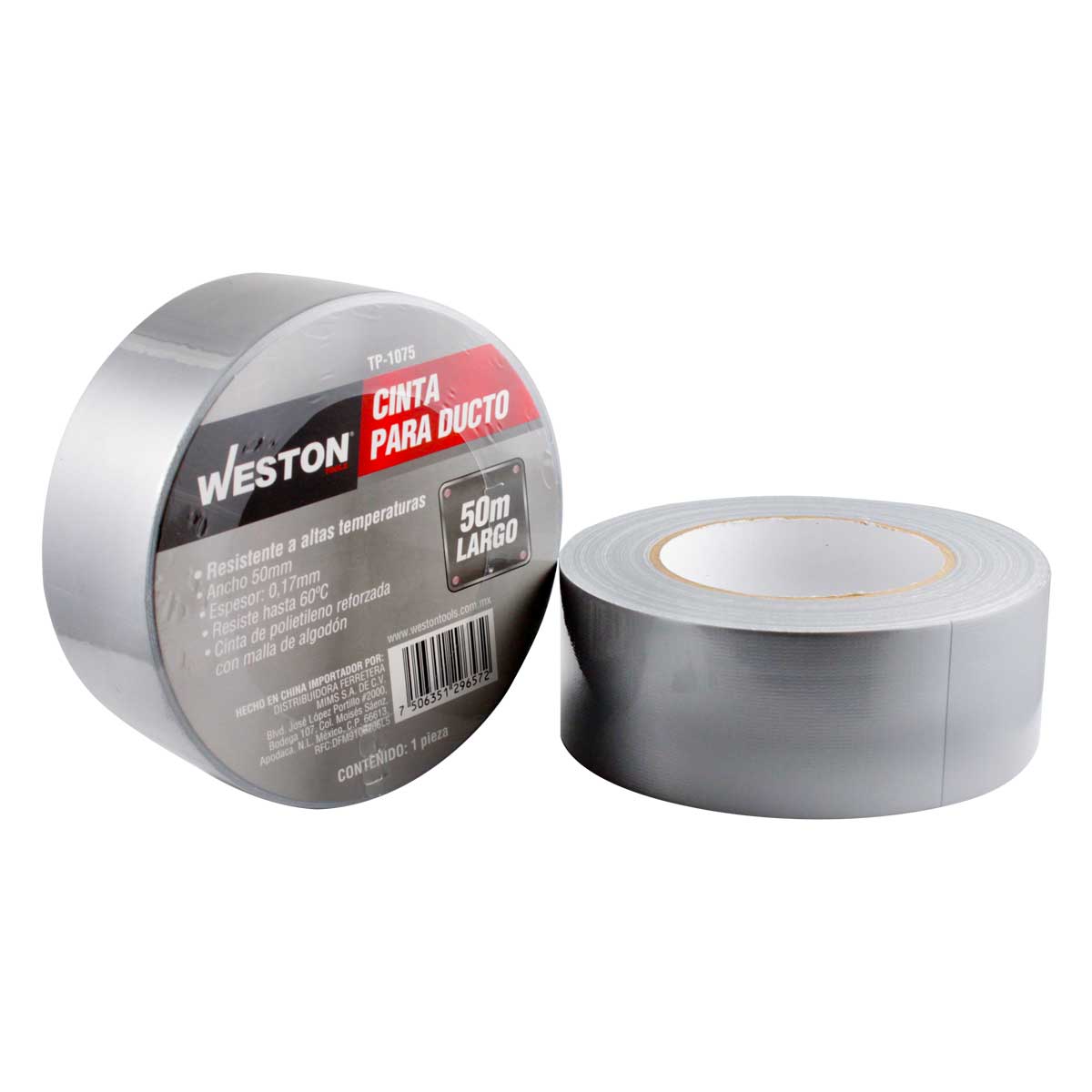 CINTA PARA DUCTO 50mm X 30M (PRECIO X PIEZA)