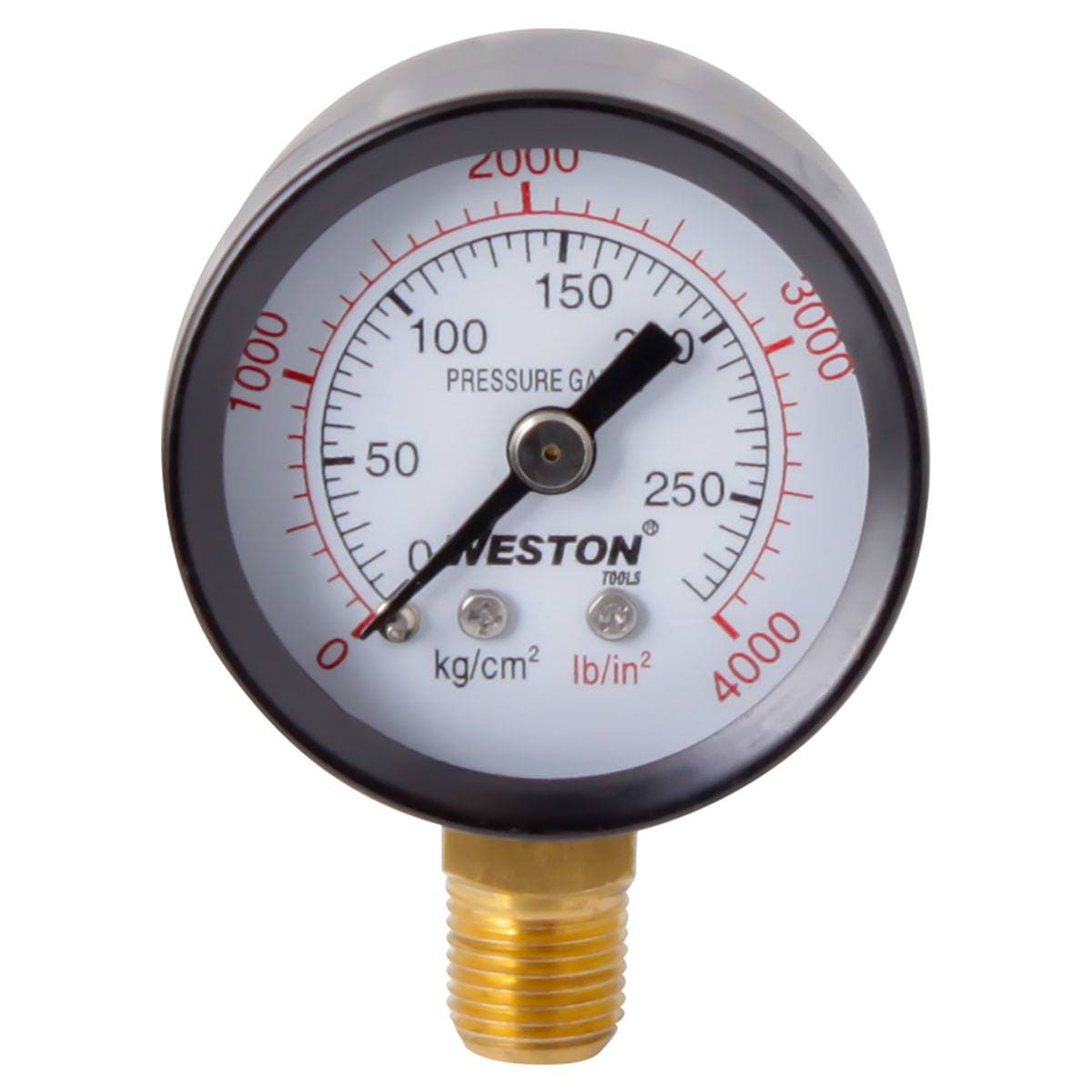 MANOMETRO 1-1/2" 1/8" NPT 280KGS/4000LBS