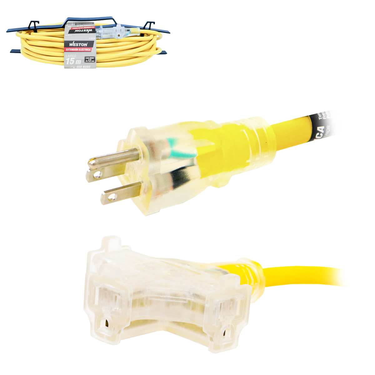 EXTENSION ELEC. SJTW12/3C USO RUDO C/IND. 15M