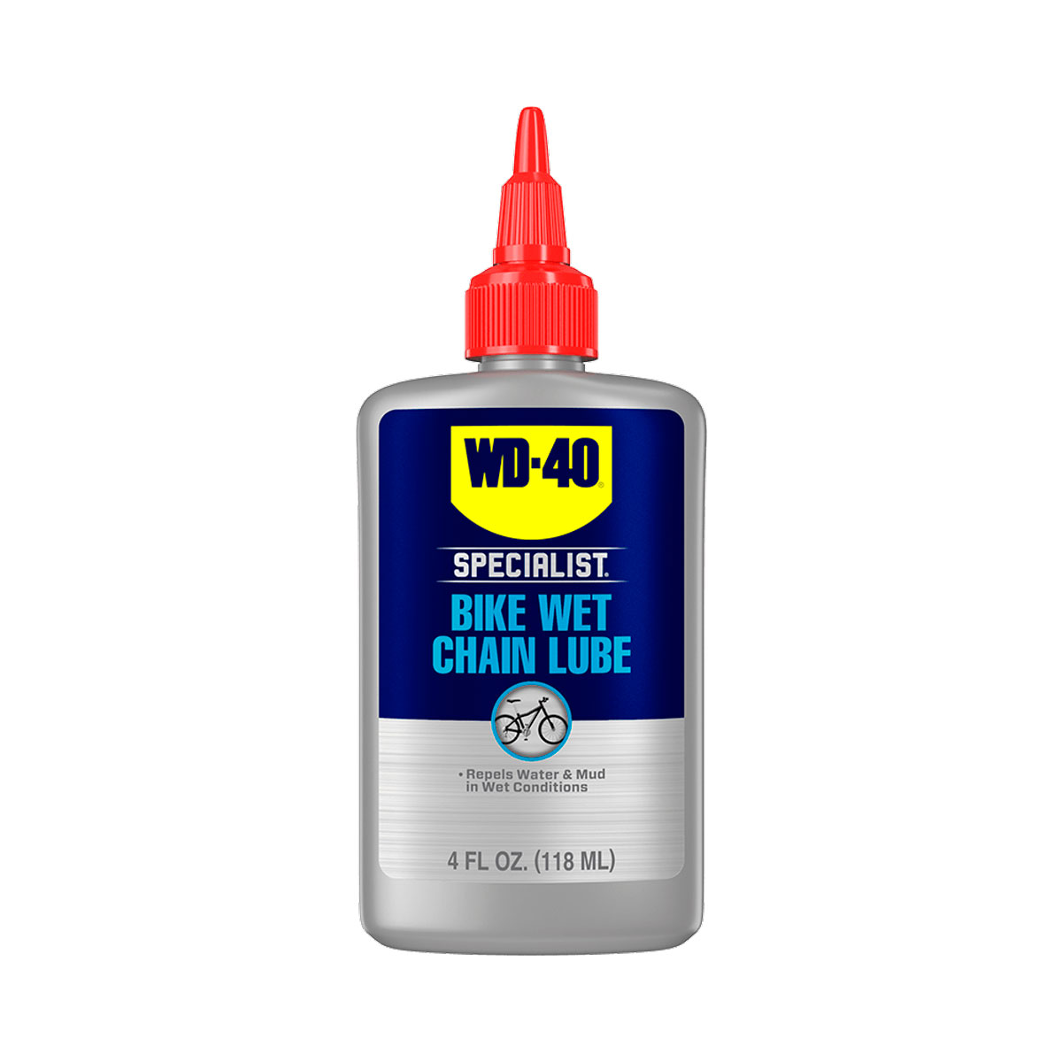 WD-40 BIKE LUBRICANTE DE CADENAS PARA CONDICIONES HÚMEDAS 4 OZ.