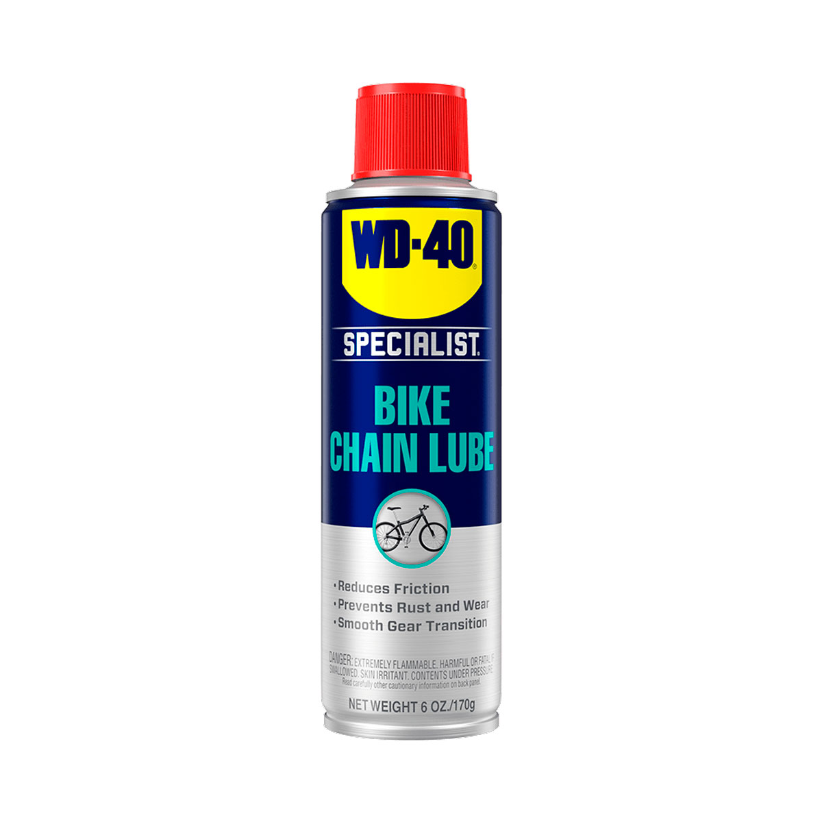 WD-40 BIKE LUBRICANTE DE CADENAS PARA TODO TIPO DE CONDICIONES 6 OZ.
