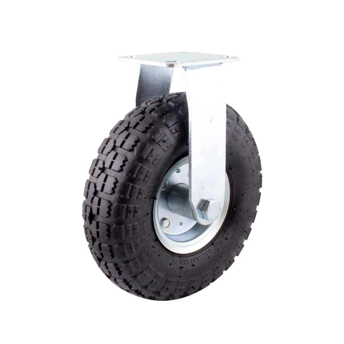 RODAJA NEUMATICA 10" x 3" FIJA