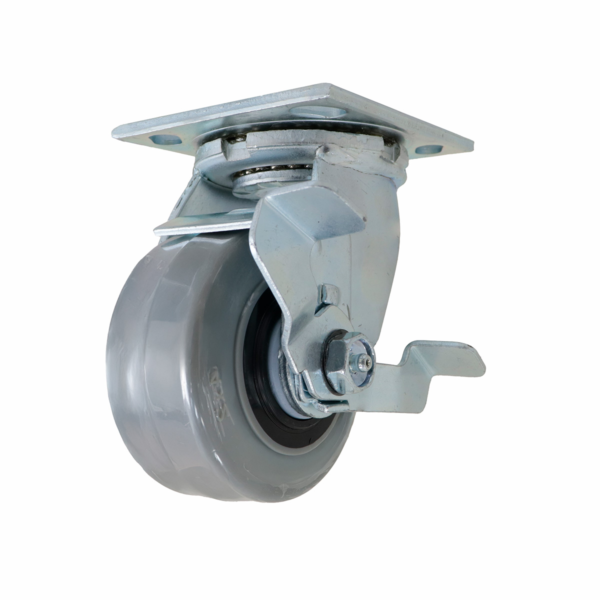 RODAJA ANTIESTATICA TPR GIRATORIA CON FRENO 4" x 2"