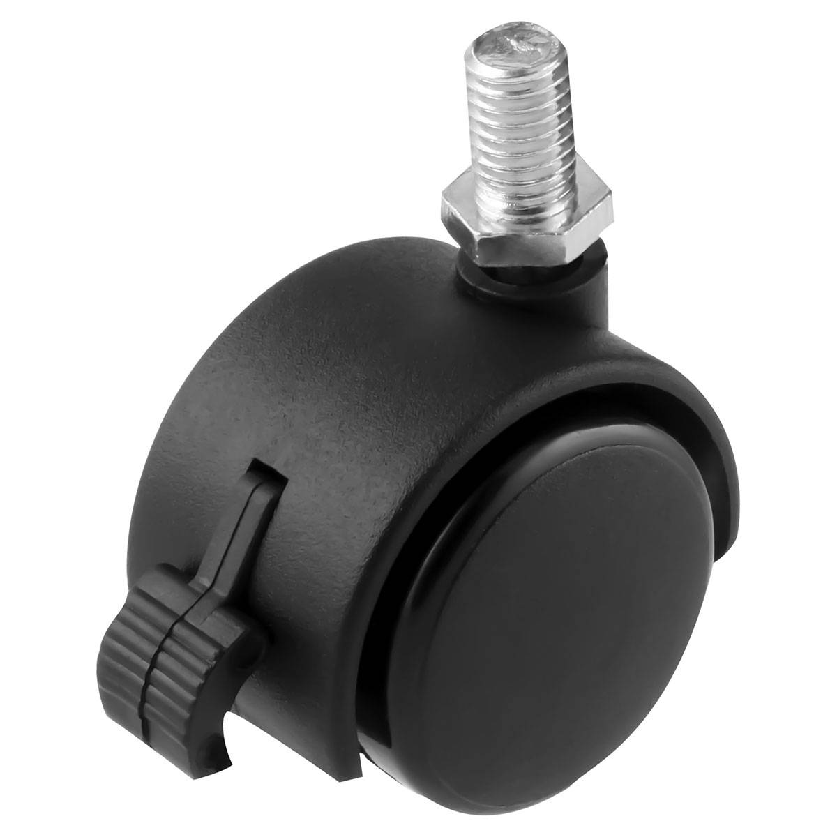 RODAJA TIPO YOYO C/ROSCA 3/8-16 Y FRENO 40MM X 40MM (Precio x pieza - Empaque c/4 pzas)