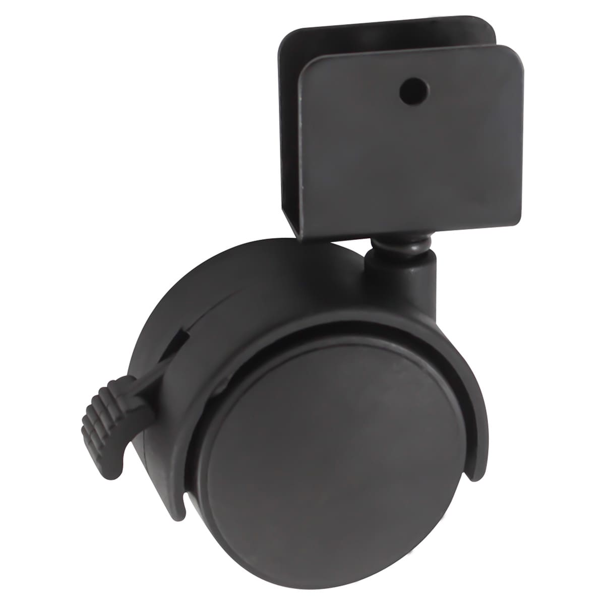 RODAJA TIPO YOYO C/PLACA "U" c/freno 50X46MM (Precio x pieza - Empaque c/4 pzas)