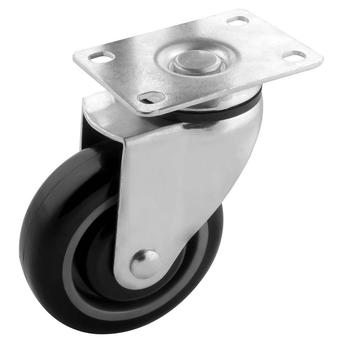 RODAJA PU/PP 4" x 1-1/4" P/CARRITO SUPER GIRA.