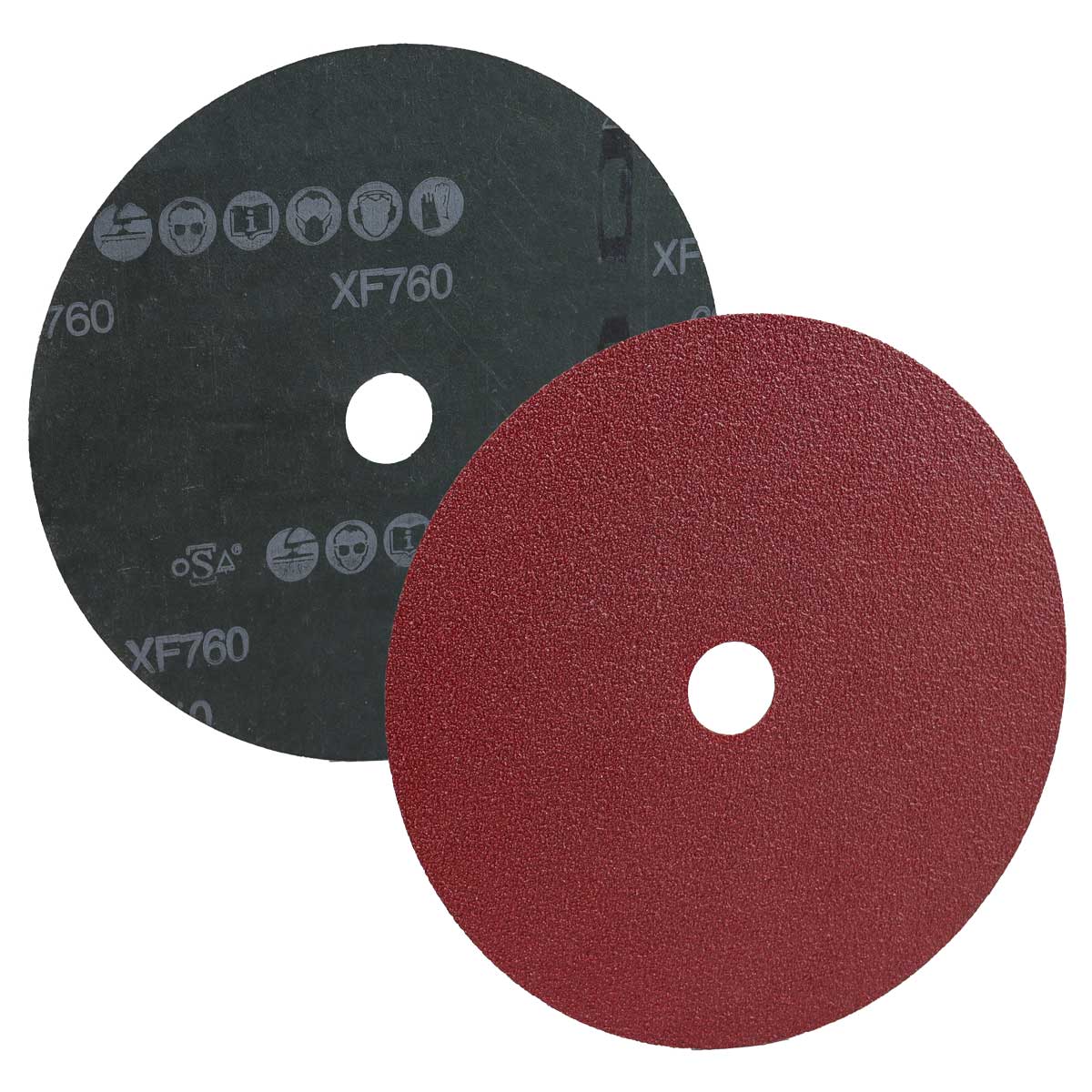 DISCO DE LIJA C36 BARRENO 7" X 7/8" CERAMICO METAL 4 RANURAS XF760
