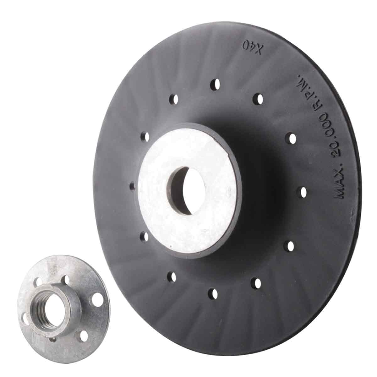 RESPALDO P/DISCO DE LIJA (FIBRO DISCO)  4.5"   (5/8-11)