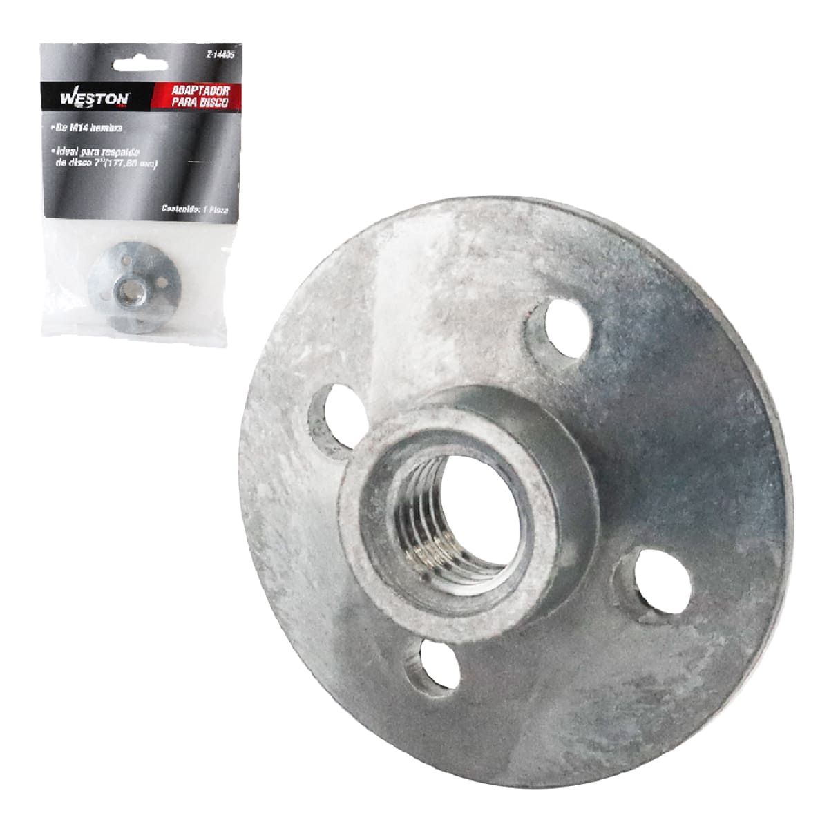 ADAPTADOR P/DISCO 7" ROSCA M14