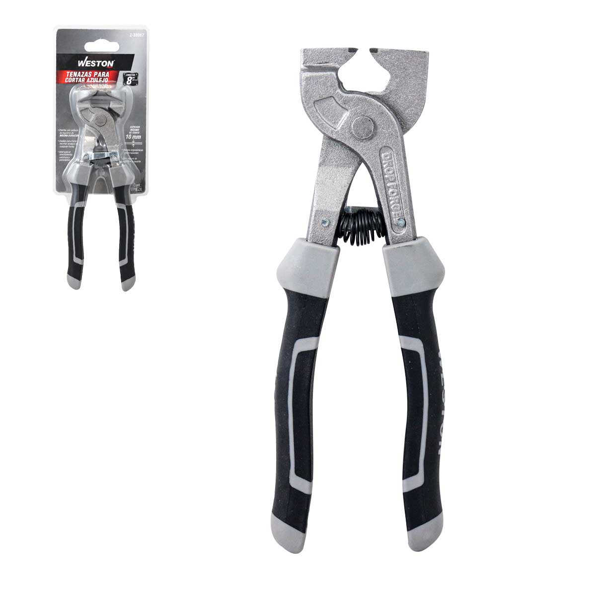 TENAZAS PARA CORTAR AZULEJO 8" (CAJA C/6 PZAS - PRECIO X PIEZA)