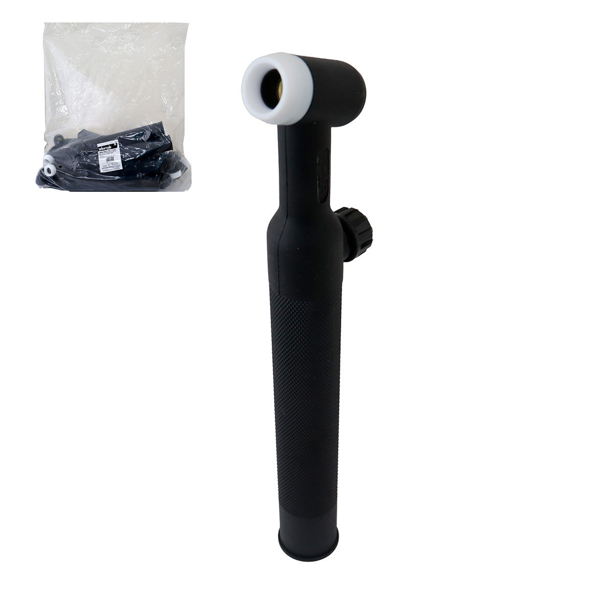 CABEZA PARA ANTORCHA TIG 26FV C/VALVULA FLEXIBLE (Empaque c/10 pzas - Precio x pieza)