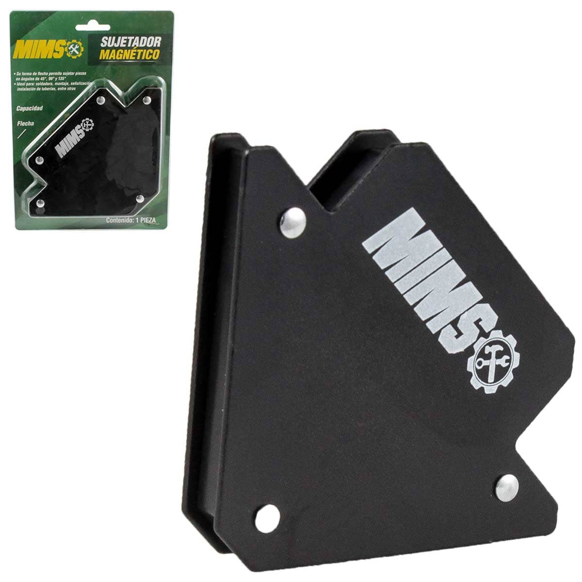 SUJETADOR MAGNETICO TIPO FLECHA P/SOLDAR 3" - 11KG MIMS