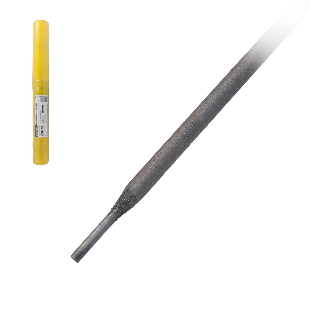 ELECTRODO PARA SOLDAR REVESTIMIENTO DURO EFeCr-A1A 3/32" - 300MM (CAJA 1 KG)