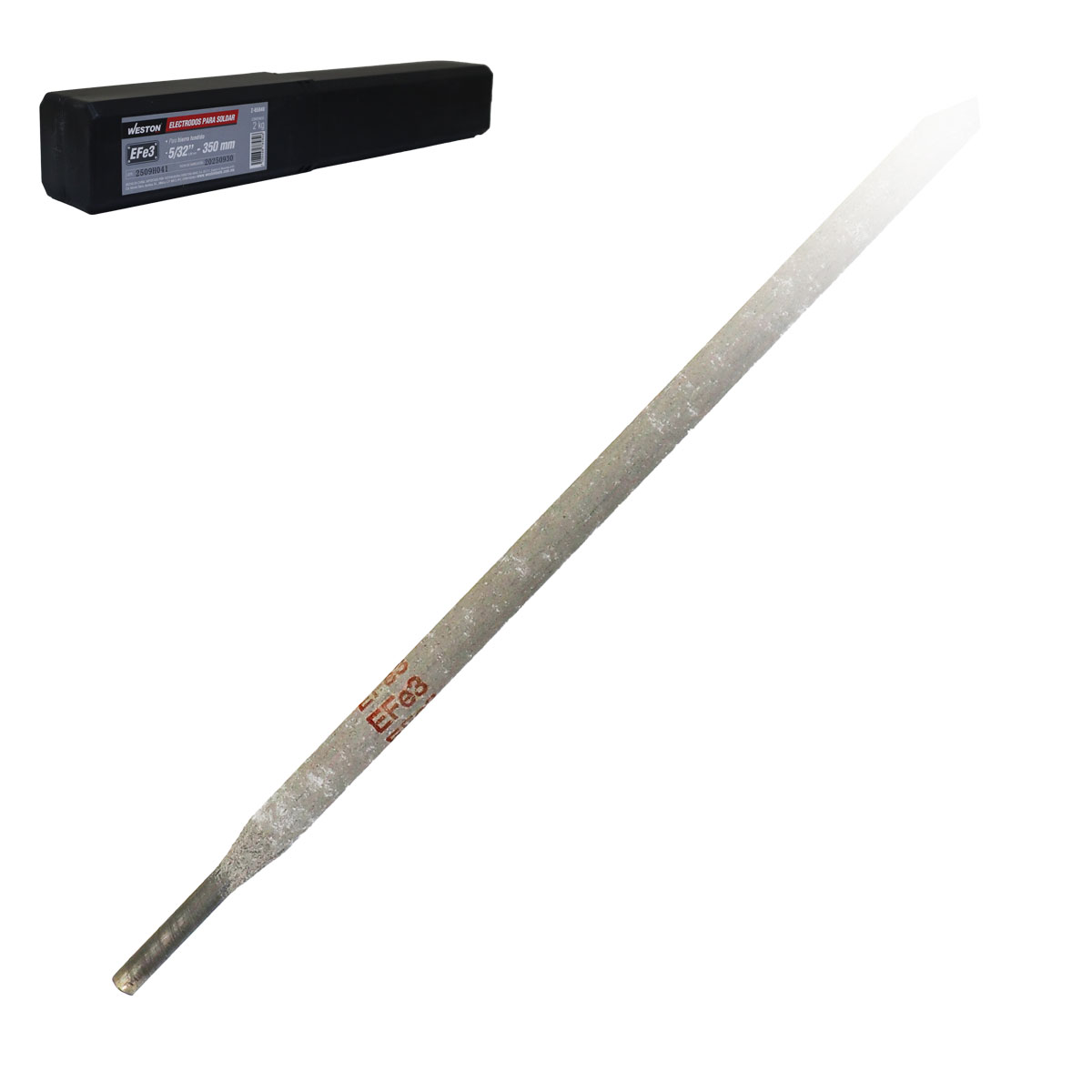 ELECTRODO PARA SOLDAR HIERRO FUNDIDO EFe3 5/32" - 350MM (CAJA 2KG)