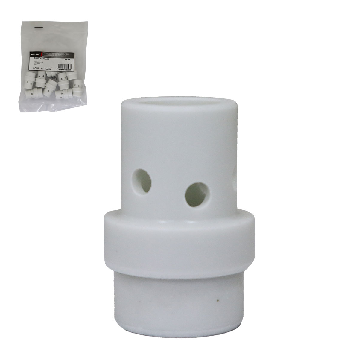 DIFUSOR DE GAS TIPO BINZEL 12.0183 (Precio x pieza - Emp. c/10 pzas)