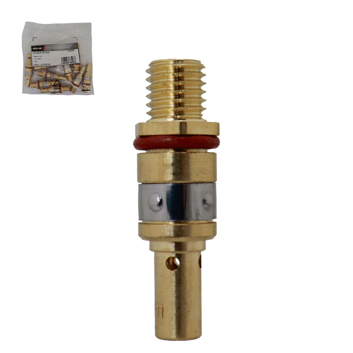 DIFUSOR DE GAS TIPO TWECO 52-11 (Precio x pieza - Emp. c/10 pzas)