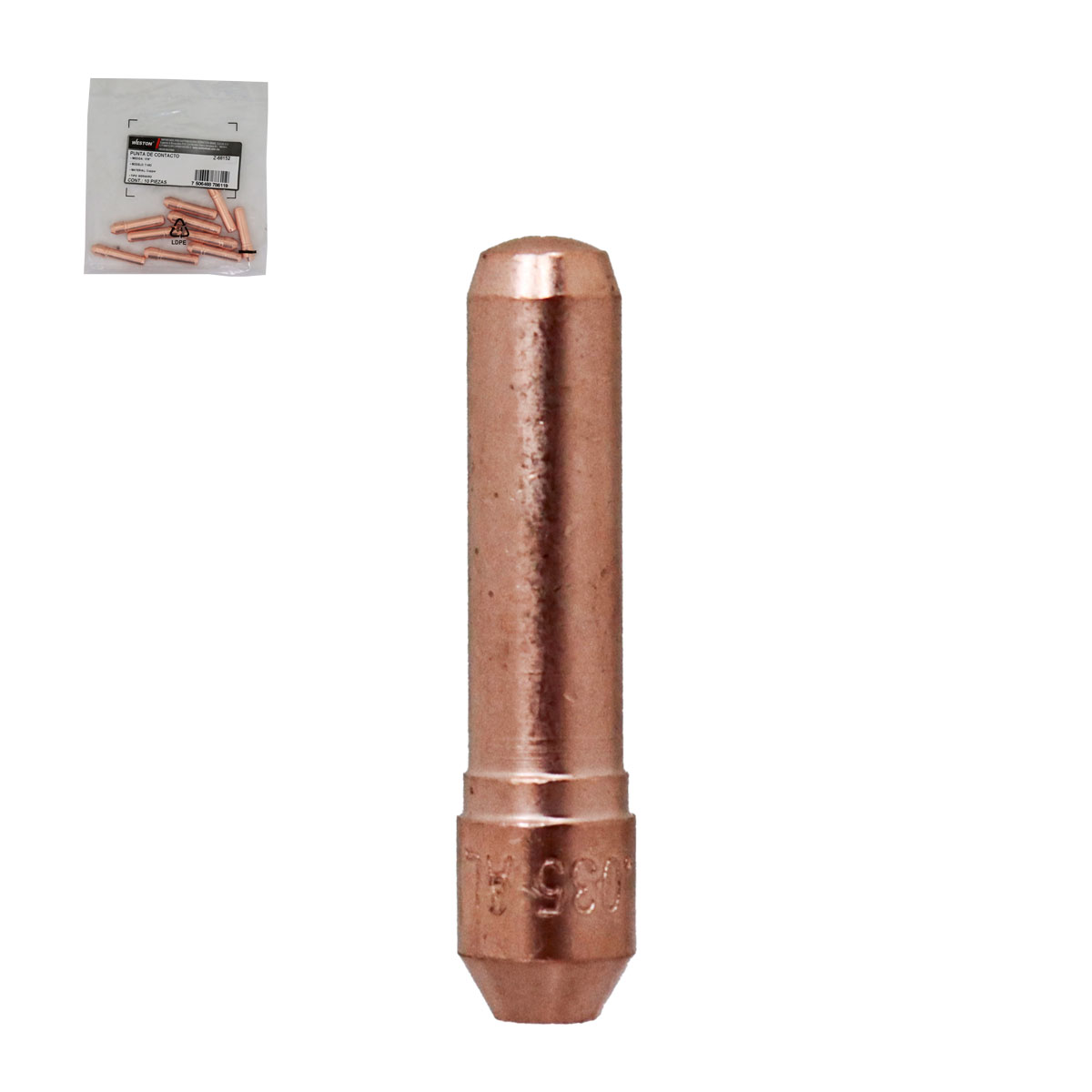 PUNTA DE CONTACTO 1/16" T/BERNARD T-062 (Precio x pieza - Emp. c/10 pzas)