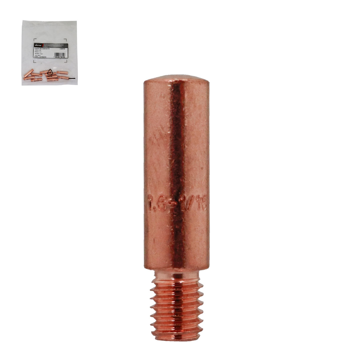 PUNTA DE CONTACTO 0.024" TIPO TWECO 11-23 (Precio x pieza - Emp. c/10 pzas)