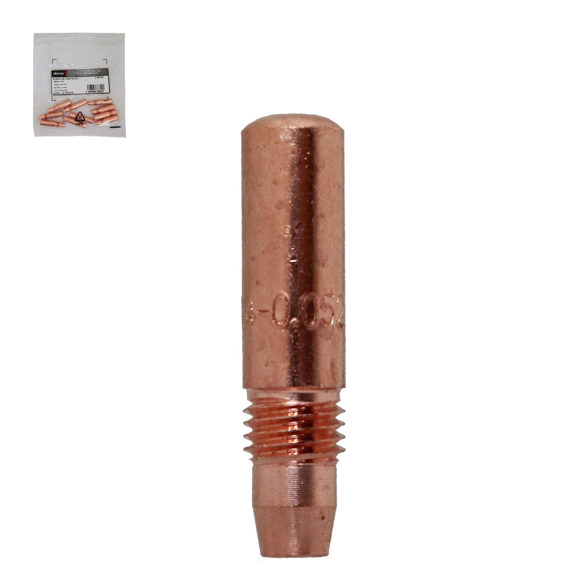 PUNTA DE CONTACTO 403-20-52 TIPO TREGASKISS 0.052" (Precio x pieza - Emp. c/10 pzas)