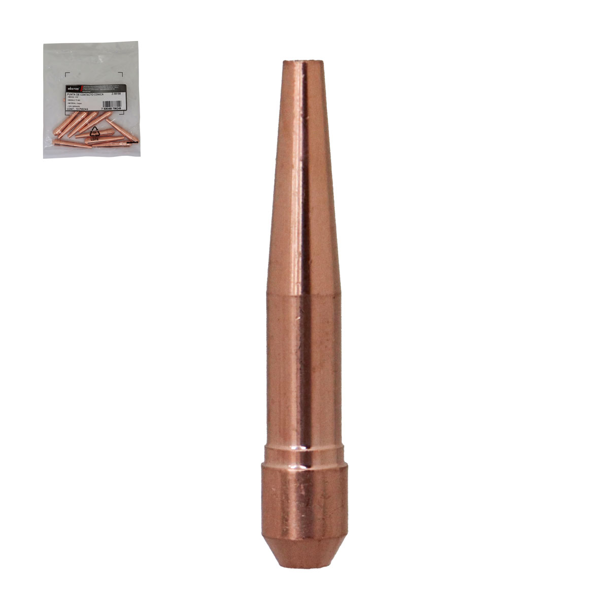 PUNTA DE CONTACTO CONICA 1/16" T/BERNARD TT-062 (Precio x pieza - Emp. c/10 pzas)