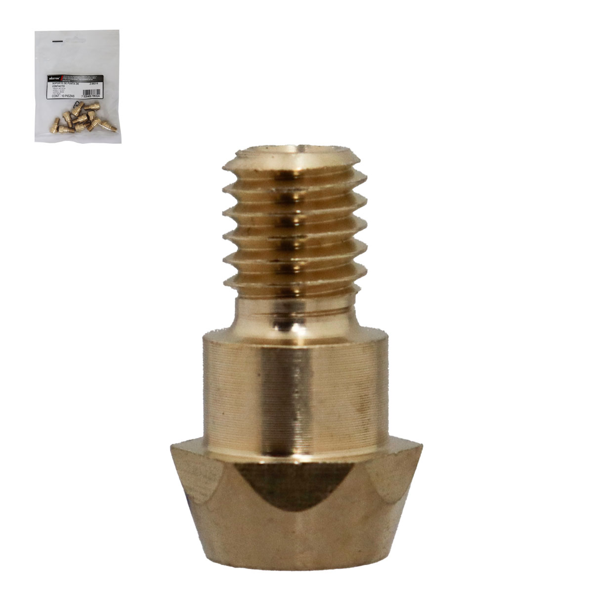 SOPORTE D/PUNTA DE CONTACTO M6x22MM T/BINZEL 142.0007 (Precio x pieza - Emp. c/10 pzas)