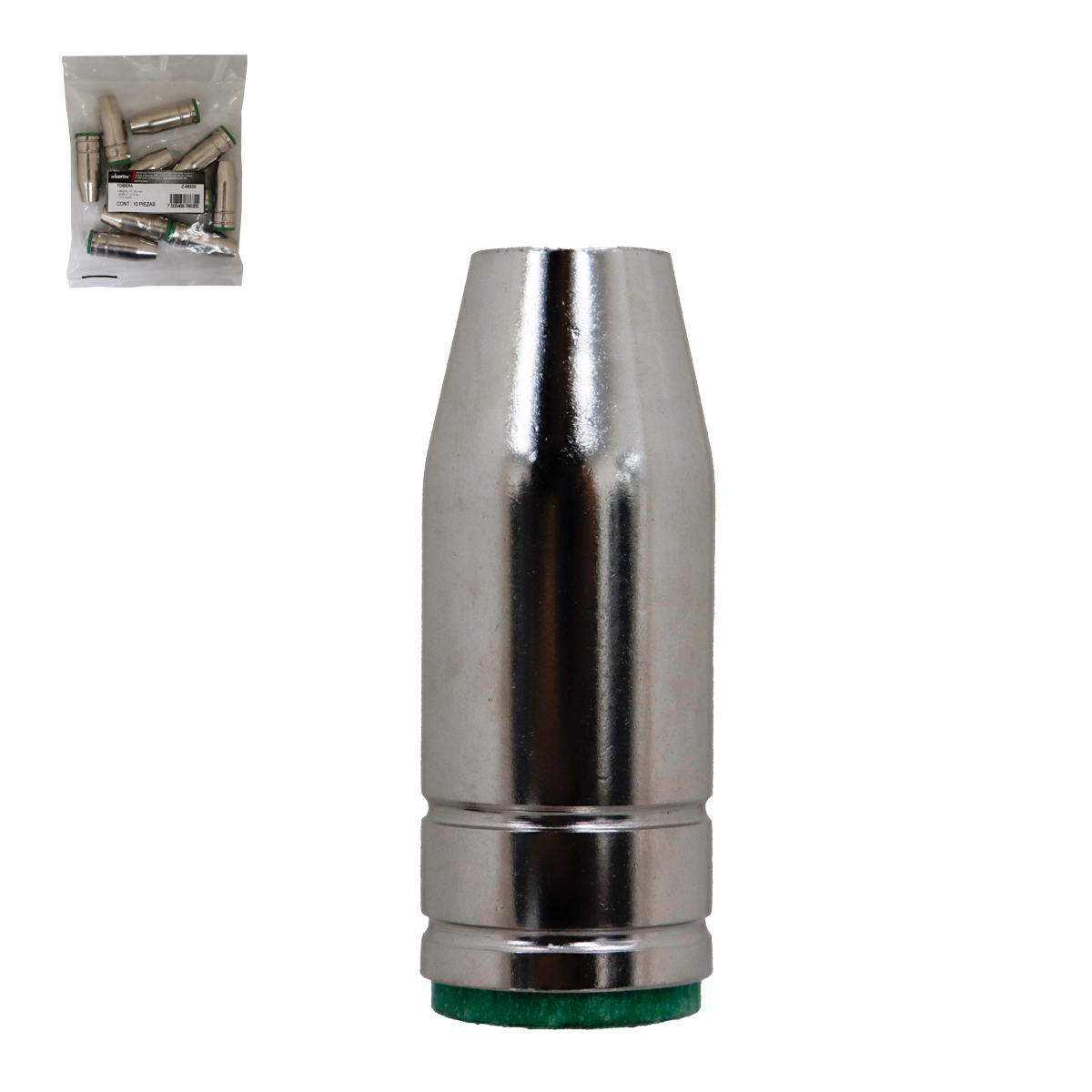TOBERA 145.0124 TIPO BINZEL (Precio x pieza - Emp. c/10 pzas)