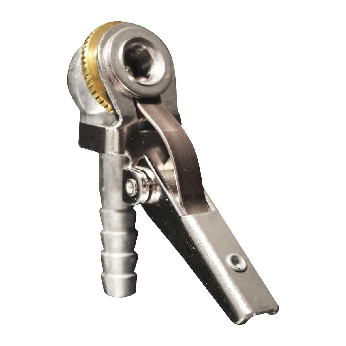 VALVULA PARA INFLAR SENCILLA 1/4" NPT CON ESPIGA  Mod  694